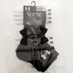 アンダーアーマー ソックス 3足　Mサイズ　黒　スポーツ　靴下