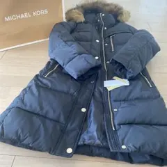 タグ付きMICHAEL KORS 黒ダウンジャケット