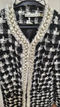 アリスオリビアalice + olivia　アリスアンドオリビアツイードコート