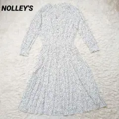 NOLLEY'S ワンピース 薄手 ドット柄