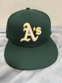 ニューエラ 59FIFTY オークランド・アスレチックス ロード キャップ