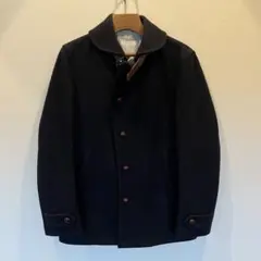 アーバンリサーチ メルトン ジャケット ショールカラー ネイビー S