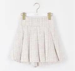 evelyn タックプリーツスカート ピンク