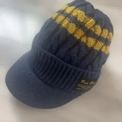RADCHAP ニットキャップ つば付き ネイビー