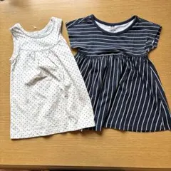 H&M ベビー服 ワンピース 2点セット 80cmのサムネイル