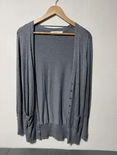 ZARA KNIT グレー カーディガン Mサイズのサムネイル