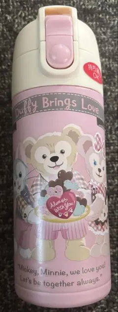 上海ディズニー 10周年 ダッフィーフレンズ ステンレスボトル水筒450ml