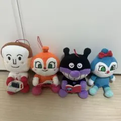 コキンちゃん　バイキンマン　ドキンちゃん　しょくぱんまん　ぷりちぃビーンズ