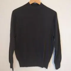 【新品】COMMUTECH ブルーグレー ハイネックニット Sサイズ