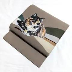 サイベリアン♡1点物♡胴回りデザインあり♡名古屋帯リメイク♡メインクーンのサムネイル