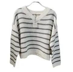 r.p.s ニット ショート丈 ボーダー Mサイズ