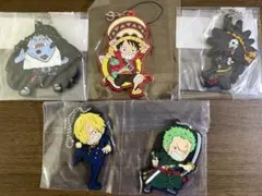 ワンピース キャラクター ストラップ 5点セット