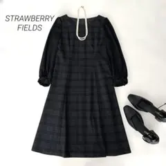 美品✨【日本製】ストロベリーフィールズ フォーマル ワンピース フレア
