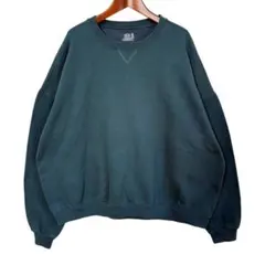 FRUIT OF THE LOOM ビッグサイズ 無地 スウェット 緑 2XL