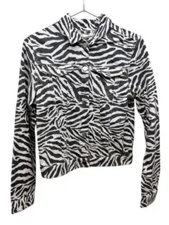 H&M K. Kijak x H&M ゼブラプリント クロップドジャケット
