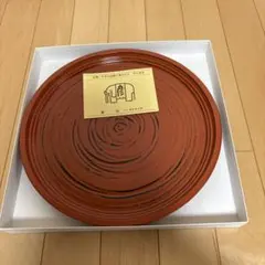 象彦 盆 漆器 丸盆 共箱付のサムネイル