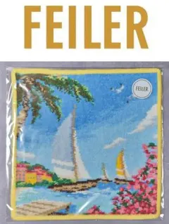 ☆彡FEILER シーズナルジャーニーサマー ターコイズブルー×イエローのサムネイル