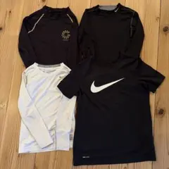Nike Dri-FIT Tシャツ M 黒　アンダーシャツ3枚