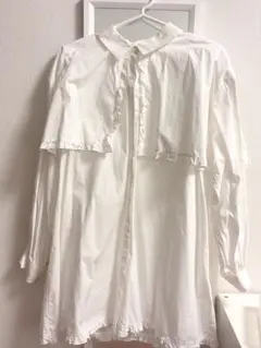 merry jenny フリルワンピース ホワイト