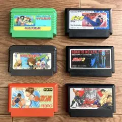 北斗の拳・ゲゲゲの鬼太郎・キャプテン翼 ファミコンソフト 6本セット FC