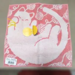 【今治タオル】猫柄タオルハンカチ