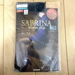 GUNZE SABRINA Warm Hip タイツ M-L ブラック　グンゼのサムネイル