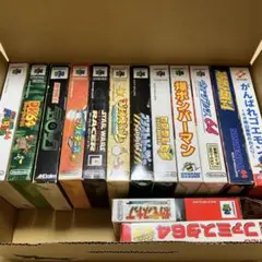 NINTENDO64 【状態難あり】箱説付きソフト14本セット