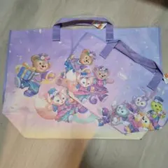 香港 ディズニーランド 限定 エコバッグ ダッフィー シェリーメイ 20周年