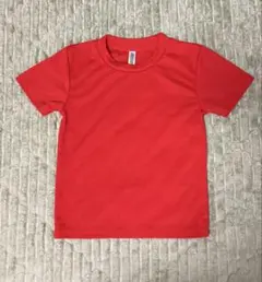 無地　Tシャツ 120 赤のサムネイル