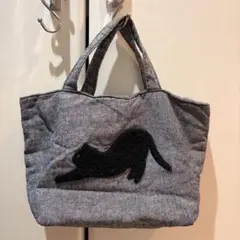 猫　バッグ　手提げ　黒猫