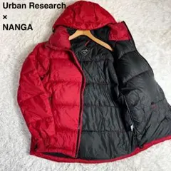 アーバンリサーチ × NANGA オーロラ ダウンジャケット レッド 赤 L
