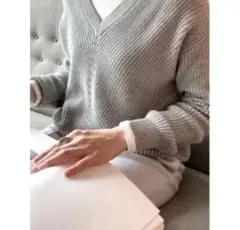 セオリーリュクス 21SS Ｖネック ニット 32 スモールサイズ