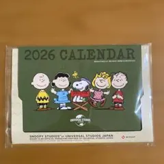 2026年 スヌーピー 卓上カレンダー 新品未使用！