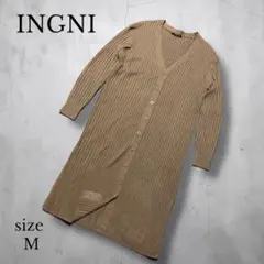 INGNI リブロングカーディガン ココアブラウン Mのサムネイル