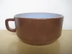 美品 ファイヤーキング　スープマグ　スープカップ　スープボウル　茶色のサムネイル