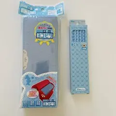 ディズニー　ミニー　ヨコピタ 筆箱 ＆ 鉛筆 2B ライトブルー セット