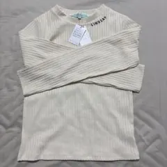Lindsay 160cm 長袖カットソー クリーム色