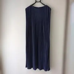 COMME CA ISM ネイビー ノースリーブ ワンピース