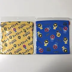 新品未使用　阪神タイガース×ミャクミャク コラボ巾着　2枚セット