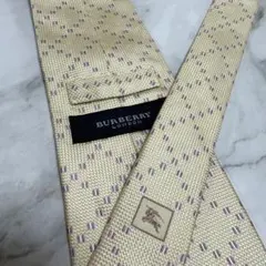 BURBERRY バーバリー ネクタイ イエロー チェック パステル