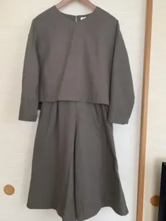 earth music & ecology カーキ パンツセットアップ