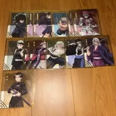 アニプレックスオンラインくじ 鬼滅の刃 クリア色紙 11枚セット