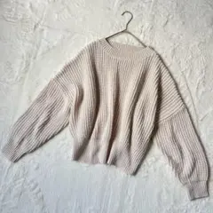 グレイル ドロップショルダー ざっくり ニット セーター オーバーサイズ 短丈