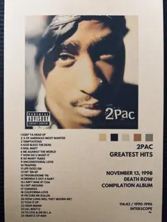 2PAC GREATEST HITS ポスター