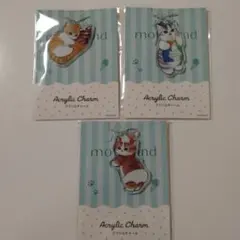 モフサンド　ファミリーマート　アクリルチャーム3個