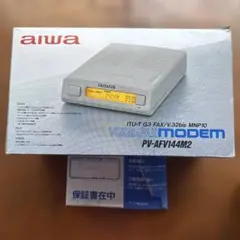 【レア】aiwa アイワ FAXモデム PV-AFV144M2のサムネイル