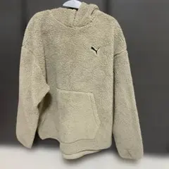 PUMA プーマ ボア フリース パーカー ベージュ XL
