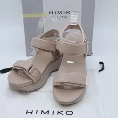 HIMIKO lite 卑弥呼　23.5cm サンダル　ベージュ　ゴールド　厚底のサムネイル