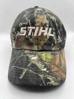 新品 STIHL カモ柄 キャップ ロゴ 刺繍のサムネイル