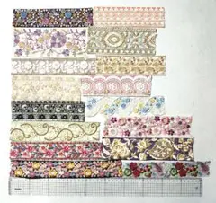 ⑥インド刺繍リボンセット